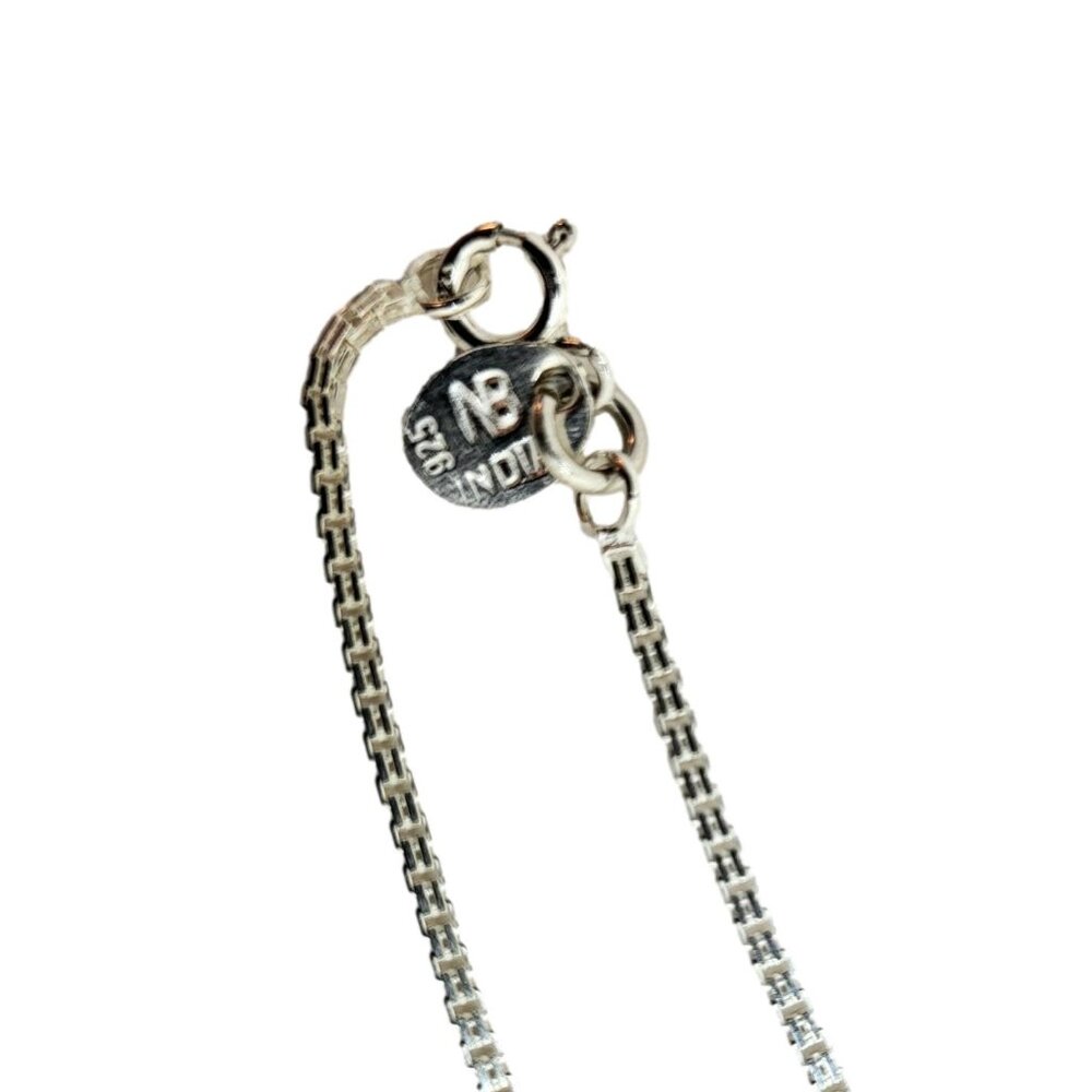 Fleur de Lis Gemstone Cross Pendant with Chain Nicky Butler .925 Sterling Silver - Picture 10 of 12